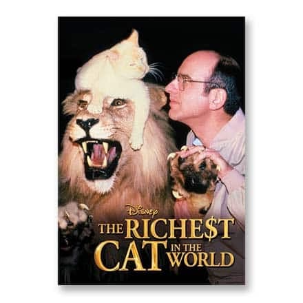 这一条讲的是:The richest cat in the world